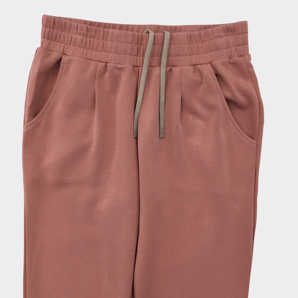 Varley DoubleSoft The Rolled Cuff Pant 25 Rose Pink Jogger Sweatpants Womens Med